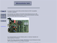 Tablet Screenshot of mikrocontroller.rahm-home.de